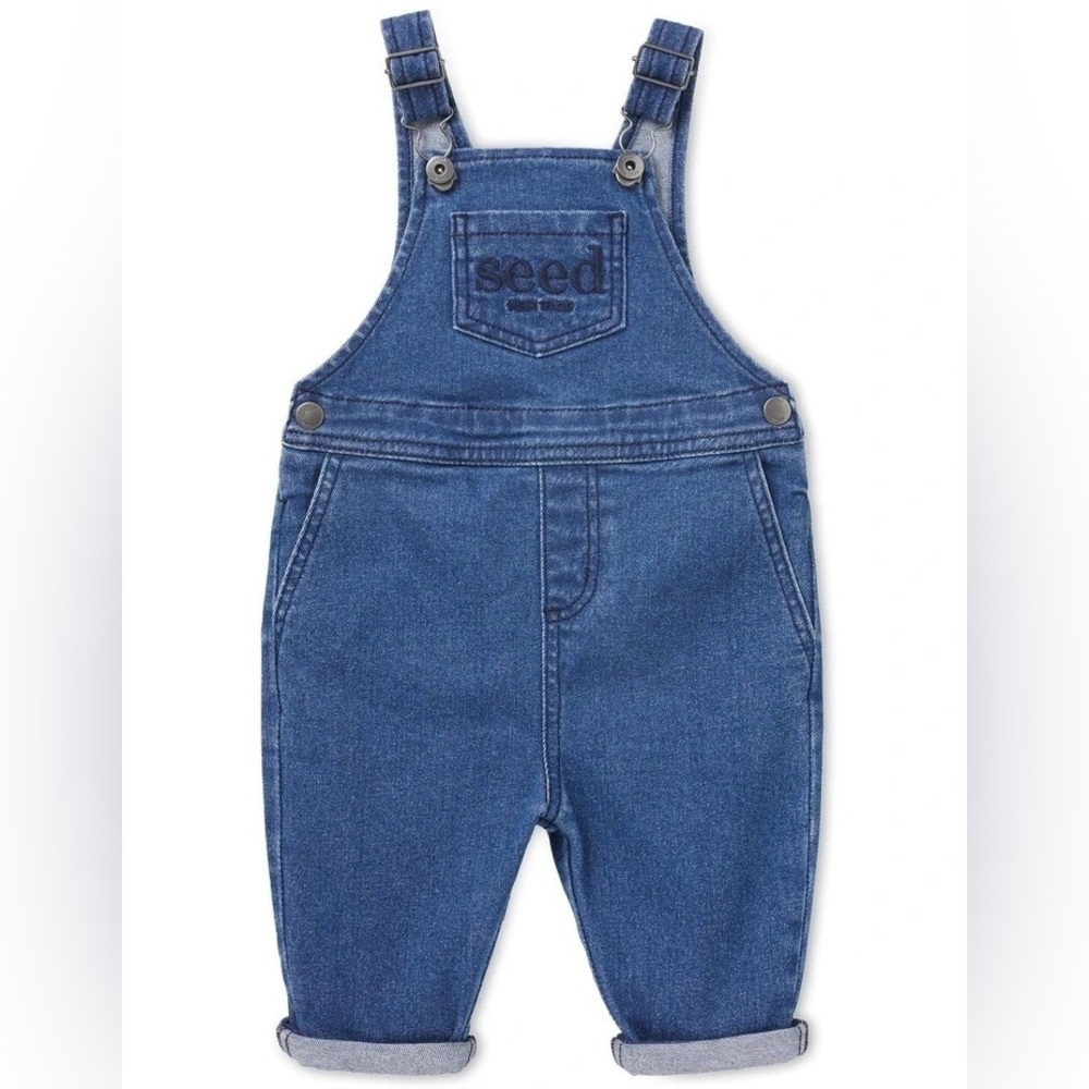 SEED HERITAGE Blue Denim Overalls